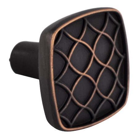 Amerock Contemporary Square Cabinet Knob 1-1/8 in. Diameter Oil Rubbed Bronze BP27008ORB